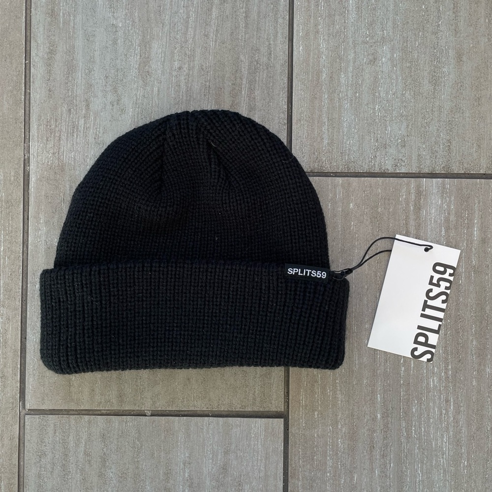 Splits59 black beanie, O/S, NBW